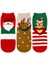 Wrapables Novelty Winter Warm Christmas Fuzzy Slipper Socks for Women (Set of 3), Reindeer